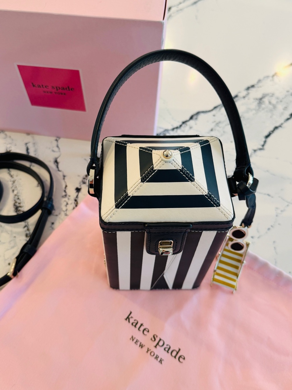 Kate Spade Sunkiss Cabana Tent Bag 3D Novelty Crossbody Rare Collectible - Picture 5 of 15